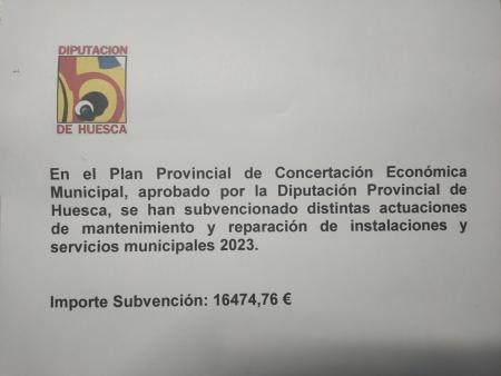 Subvencionadas por la Diputación Provincial de Huesca actuaciones de...