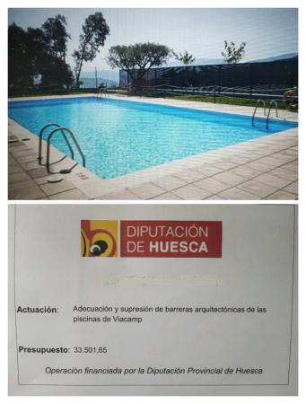 Adecuación y supresión de barreras de las piscinas de Viacamp obra...