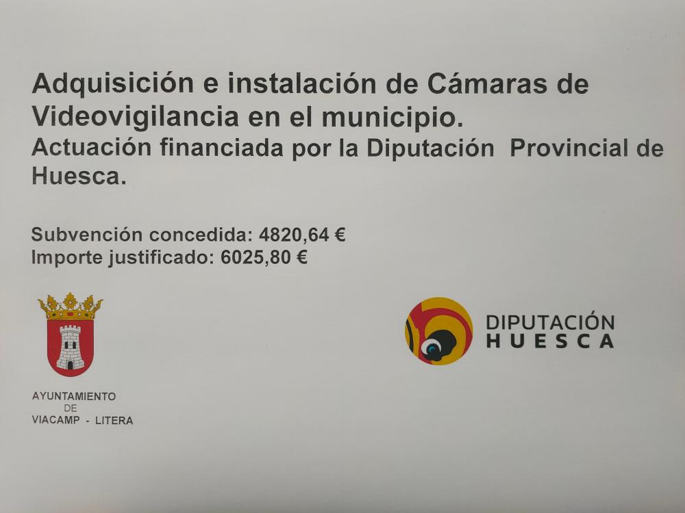 Imagen Adquisición e instalación de cámaras de videovigilancia, actuación financiada por la DPH
