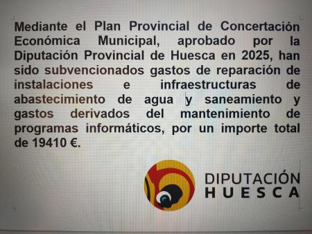 Con el PPCEM 2025 de la Diputación se han financiado gastos de...